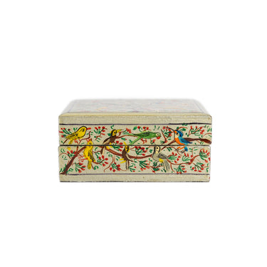 Hand Painted Papier Mache Flat Boxes