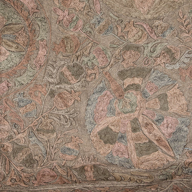 Hand-Sewn Stonewashed Uzbekistan Suzani