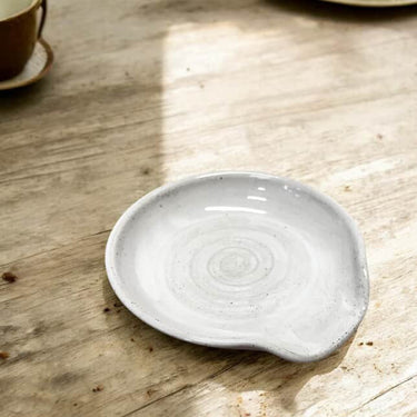 Hand-built spoon rest