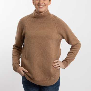 90/10 Merino & Cashmere Funnel Neck Jumper