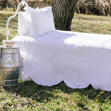 Scallop Edge Marcella Bed Cover