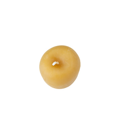 Beeswax Apple Candle