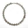A beaded rutilated quartz necklace 