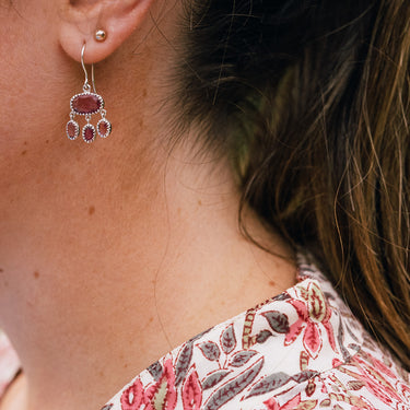 Tourmaline polki s/s earrings