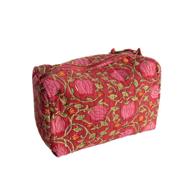 Anokhi Cotton Quilted Sponge Bag
