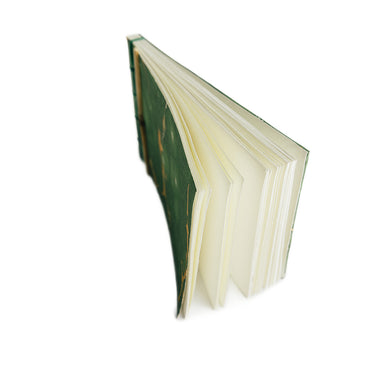 green marbled small landscape journal