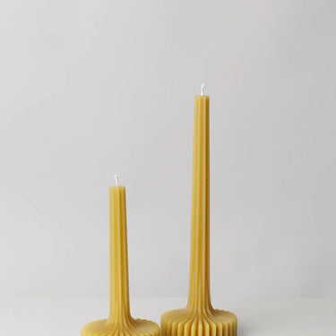 Alina Free Standing Beeswax Candle