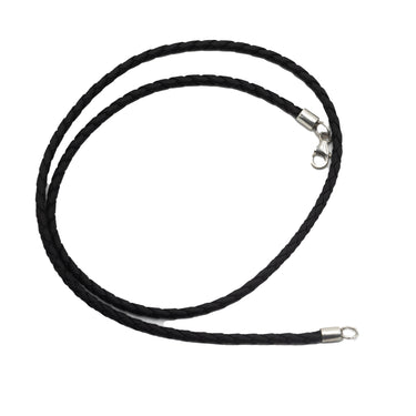 black leather choker