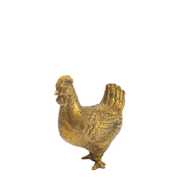 brass hen & rooster