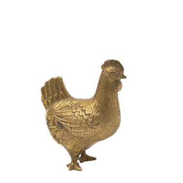 brass hen & rooster