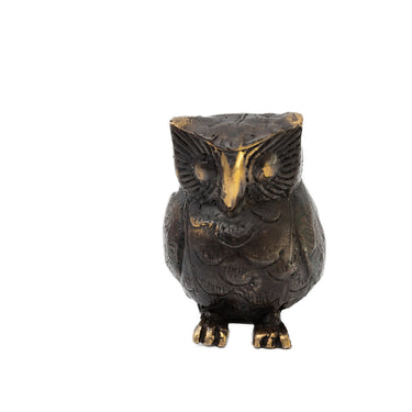 brass owl ornament