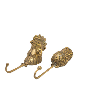 brass hooks