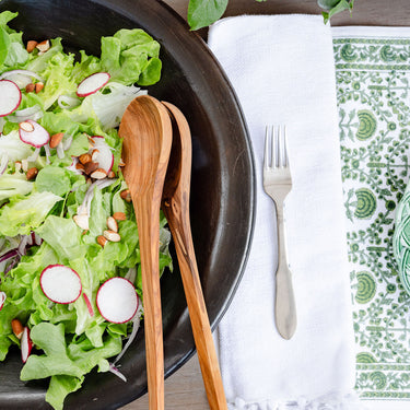 block printed cotton canvas placemat (pair)