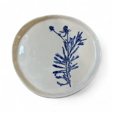 Handmade Indigo Plant Imprint Plate