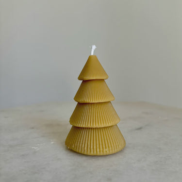 Christmas tree Noel beeswax candle