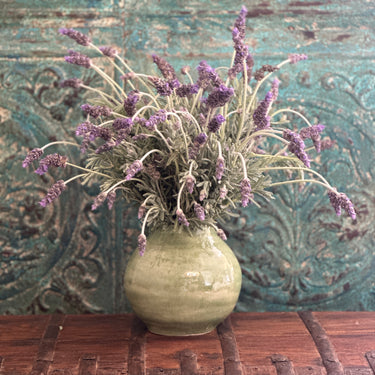 Hand Built Glazed Coil Vase