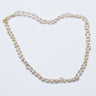 pearl necklace gold chain
