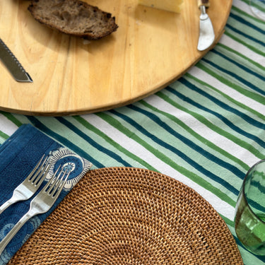 Walter G Striped Tablecloth