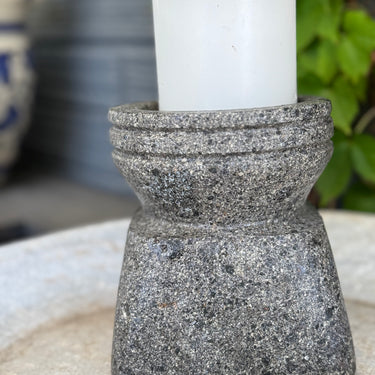 stone candle base