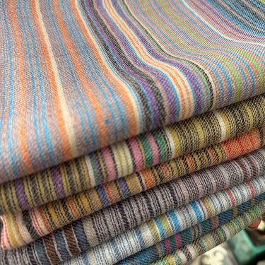 Striped Cashmere Stole