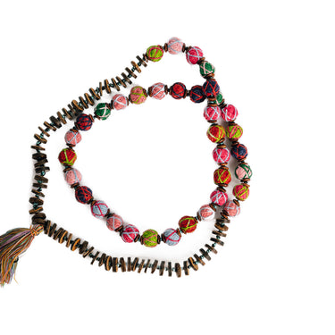 Recycled cotton necklace