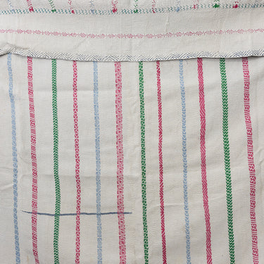 vintage white kolkatta kantha