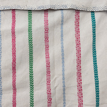 vintage white kolkatta kantha