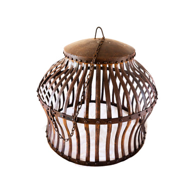 Large Iron Cage Lamp