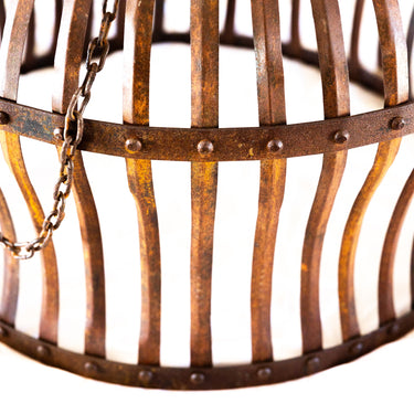 Large Iron Cage Lamp