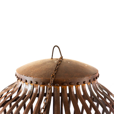 Large Iron Cage Lamp