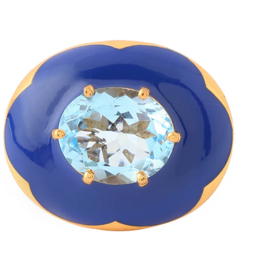 La Pala Ring - berry blue