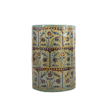 Hand Painted Papier-Mâché Pen Holder