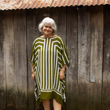 Sarah mid-length viscose kaftan