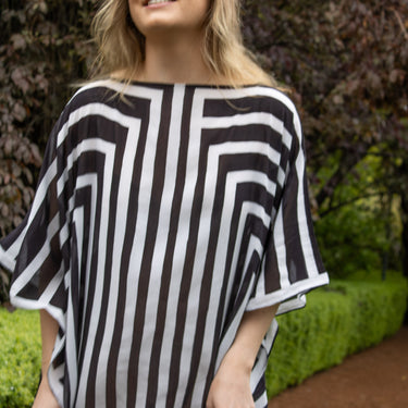 Sarah mid-length viscose kaftan