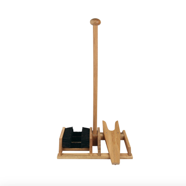Oak Boot Jack w Footscraper