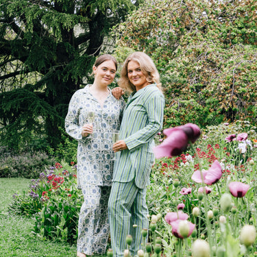 Green & Blue Long Pyjama Set