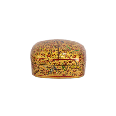 Hand Painted Papiér Mâché Lacquer Zumb Box