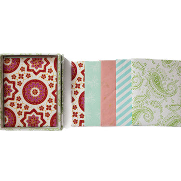 recycled cotton paper note card & envelope boxed set