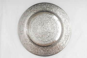 hand embossed aluminium tray - Main Image