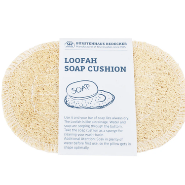 Loofah Oval Soap Cushion & Sponge