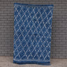 indigo cotton rug