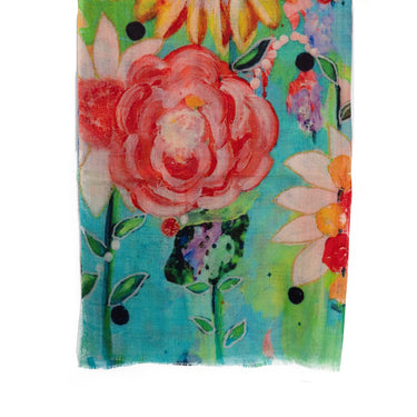 digitally printed cashmere stole