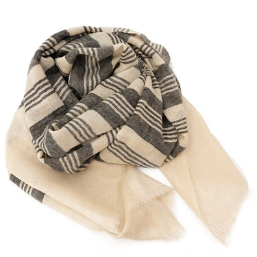Desert weave cashmere stole