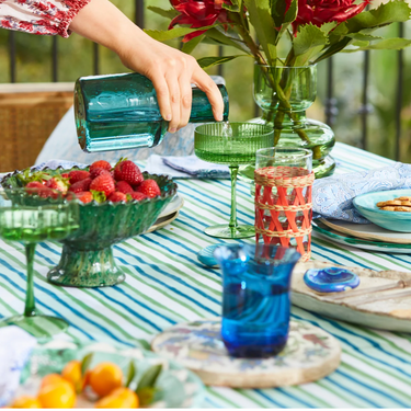 Walter G Striped Tablecloth