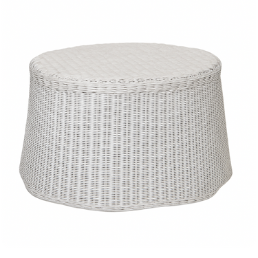 Ruffle Rattan Coffee Table