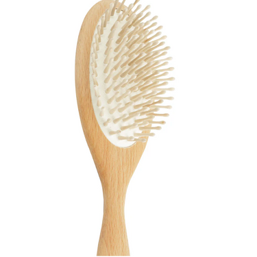 Beechwood Oval Hair Brush - Pins