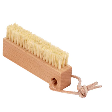 Nail Brush on Leather Strap