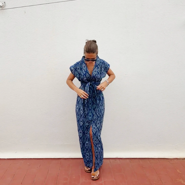 Ikat 057 Cotton Kaftan