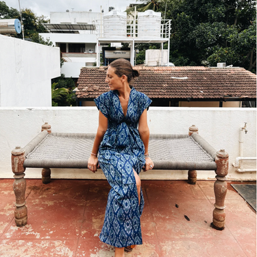 Ikat 057 Cotton Kaftan