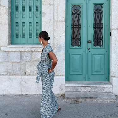 Ikat 055 Cotton Kaftan
